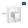 [19925000] Dual Function Pressure Balance Trim - GROHE StarLight Chrome