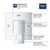 [29218001] 2-Way Diverter Trim - GROHE StarLight Chrome