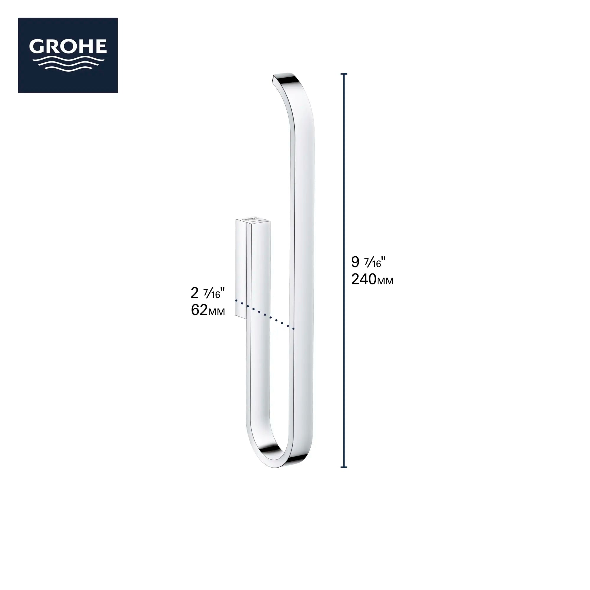 Support pour papier hygiénique en réserve // CHROME STARLIGHT GROHE // 69078_GROHE_Selection_Acessories_Paper_Holder_41067_Info_1_0_CDNwebp.webp