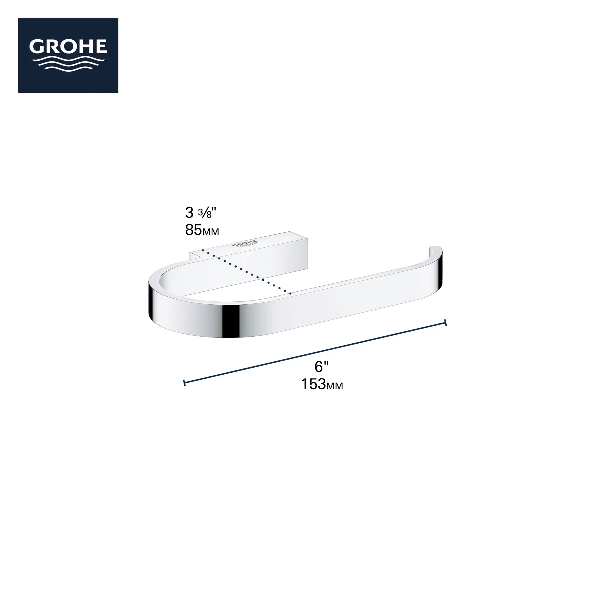 Distributeur de papier // CHROME STARLIGHT GROHE // 69080_GROHE_Selection_Acessories_Paper_Holder_wo_Cover_41068_Info_1_0_CDNwebp.webp