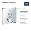 [29163LS0] Single Function Thermostatic Valve Trim - Moon White
