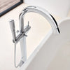 [23318000] Single-Handle Freestanding Tub Faucet with 2.0 GPM Hand Shower - GROHE StarLight Chrome