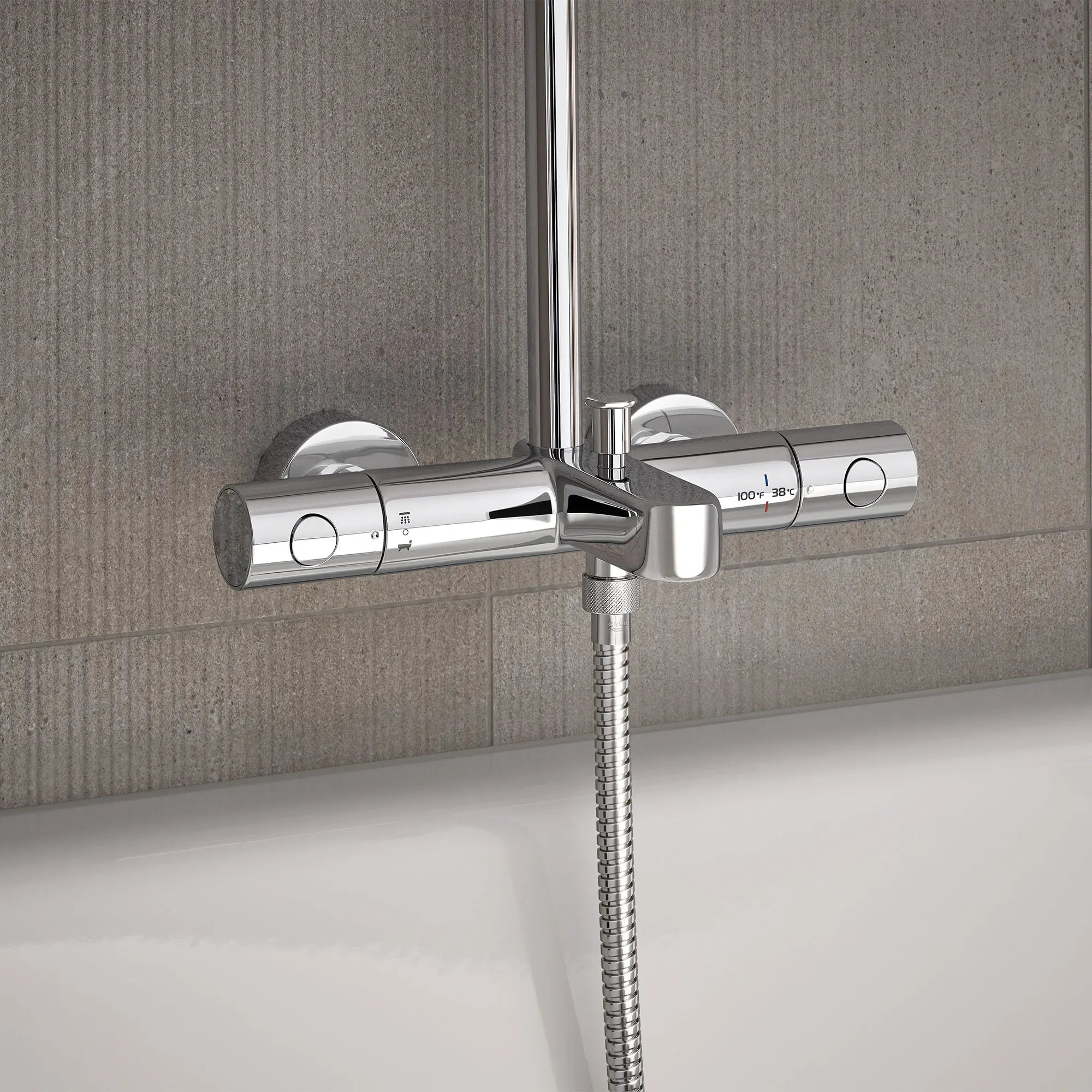 Système de douche/bain thermostatique 260 // CHROME STARLIGHT GROHE // 70723_B-26177002_CDNwebp.webp