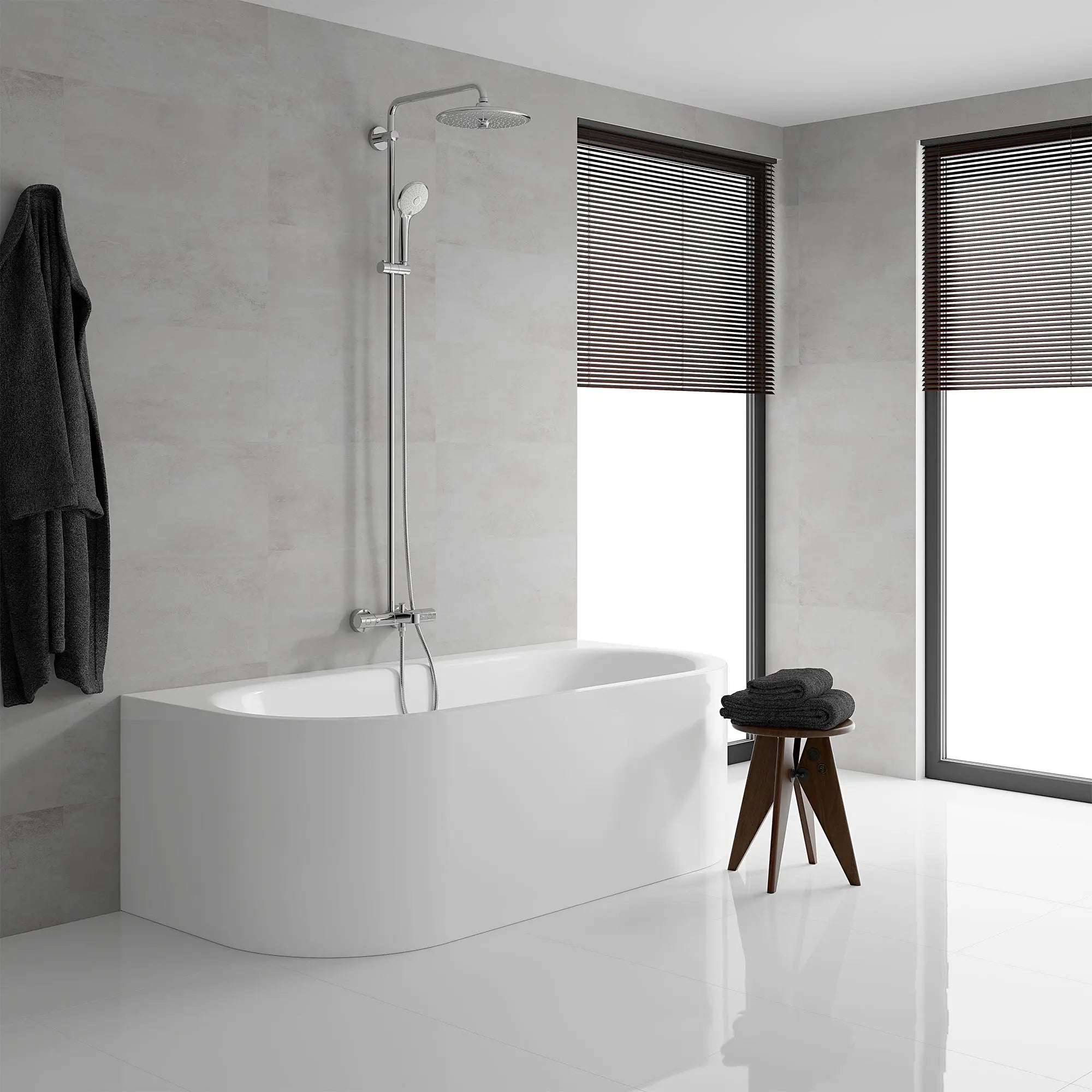 Système de douche/bain thermostatique 260 // CHROME STARLIGHT GROHE // 70727_B-26177002_2_CDNwebp.webp