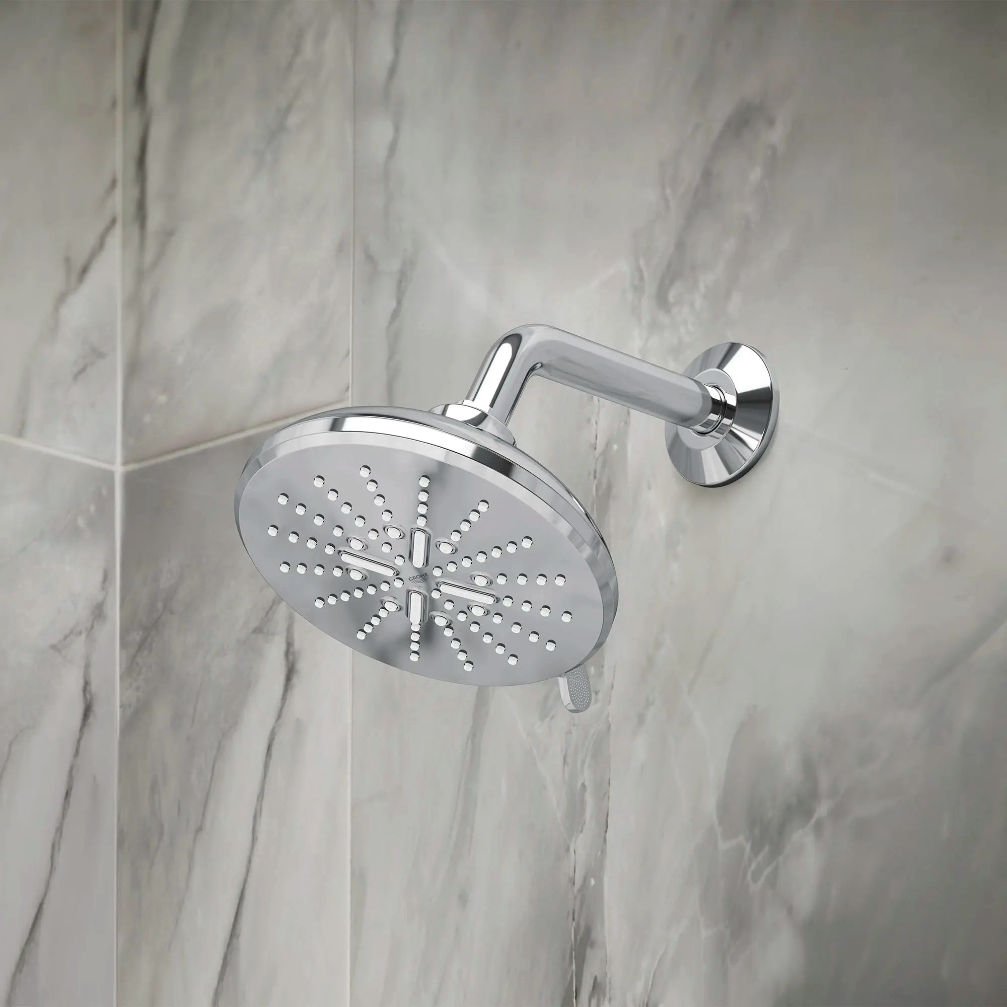 Bras de douche de 6¼ po // CHROME STARLIGHT GROHE // 71040_B-26789000_27412000_CDNwebp.webp