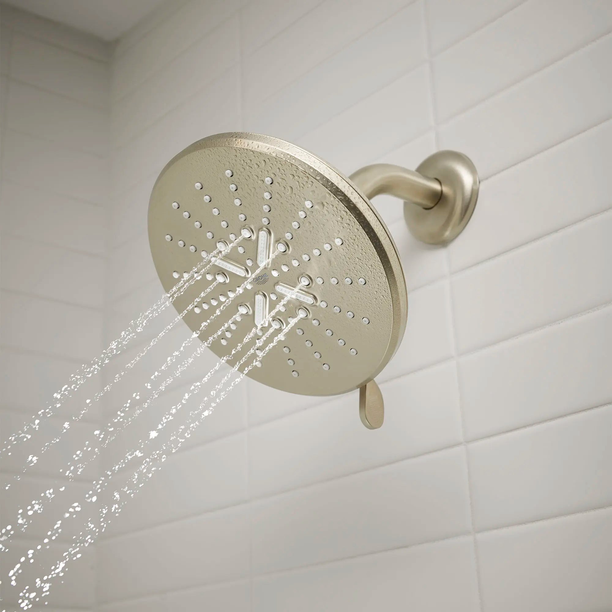 Rainshower Raccord mural // NICKEL BROSSÉ INFINITYFINISH // 71065_B-26789EN0_26635EN0_2_CDNwebp.webp