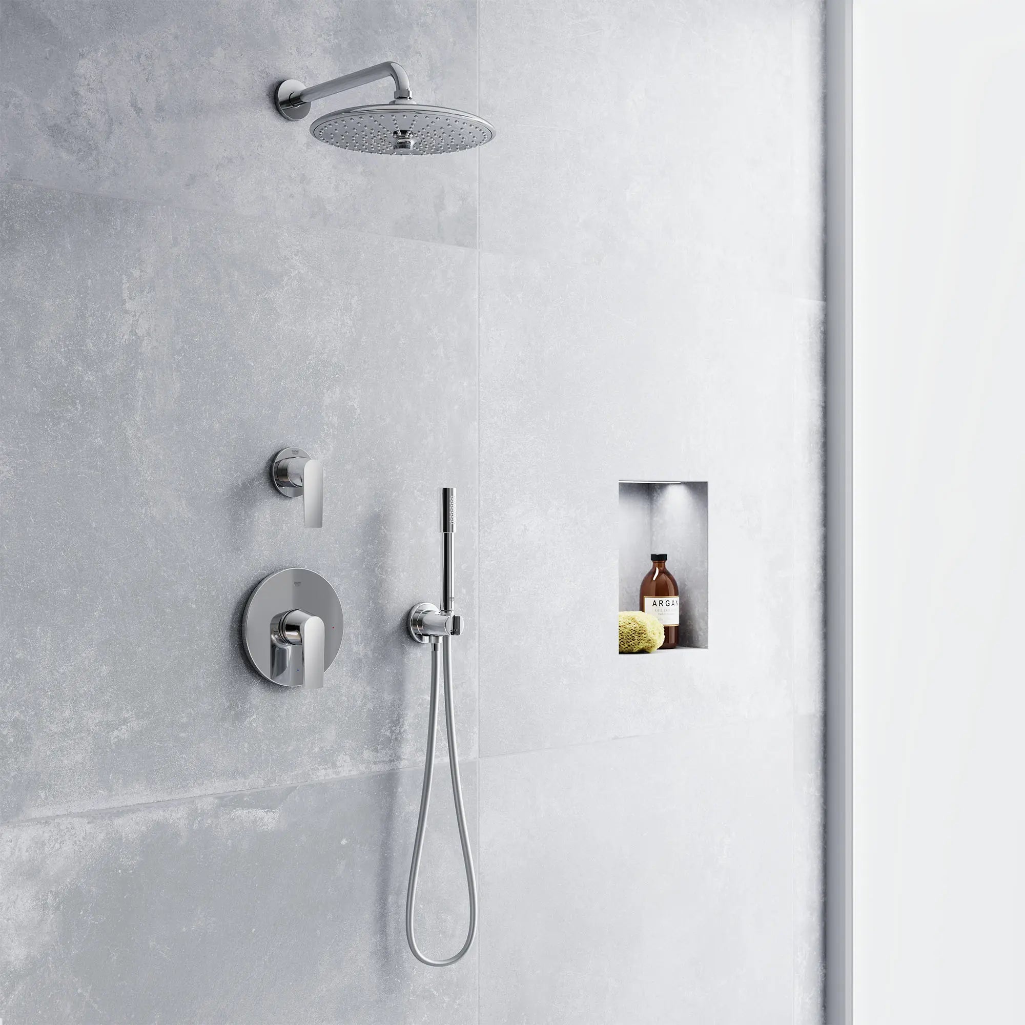 Euphoria 260 Pomme de douche - 3 jets d’aspersion // CHROME STARLIGHT GROHE // 71513_B-29299000_29298000_26457000_CDNwebp.webp