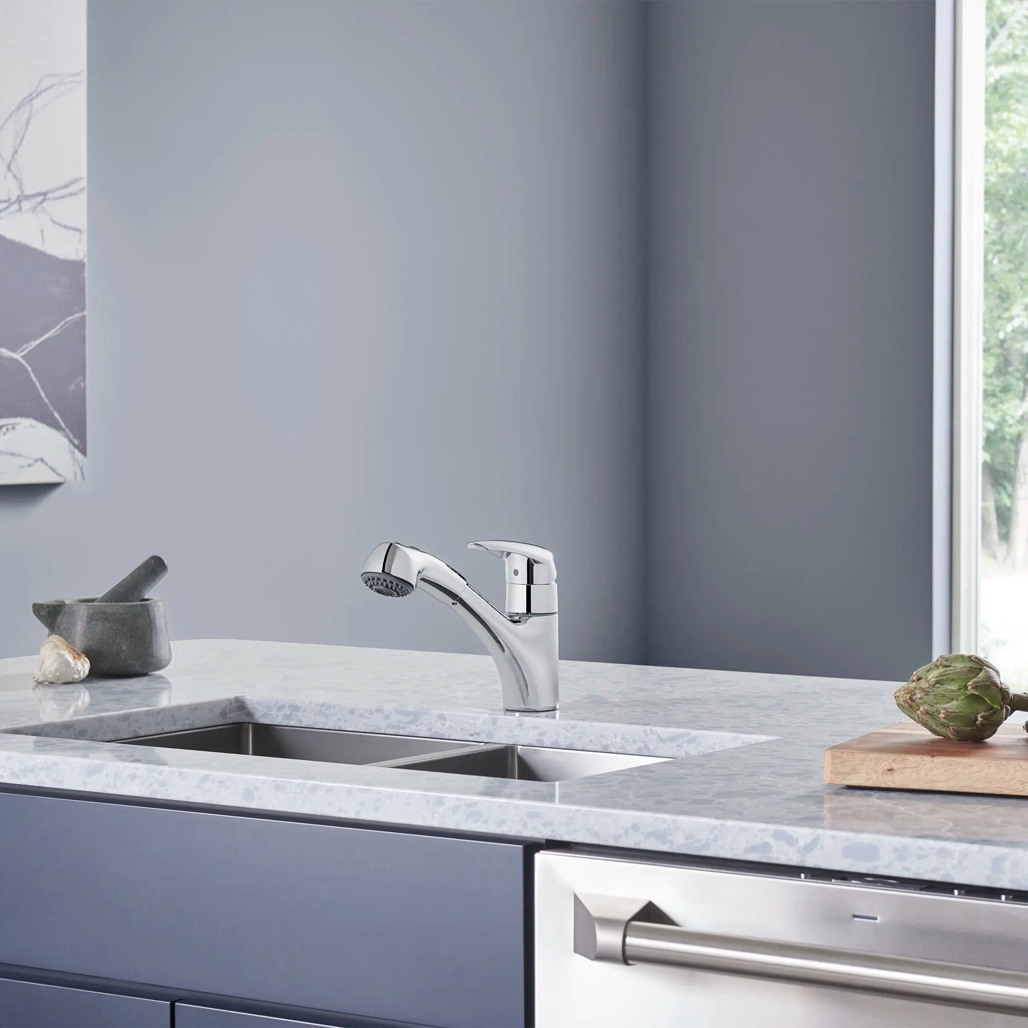 Eurodisc Robinet à douchette rétractable double jet // CHROME STARLIGHT GROHE // 72213_B-33330001_CDNwebp.webp