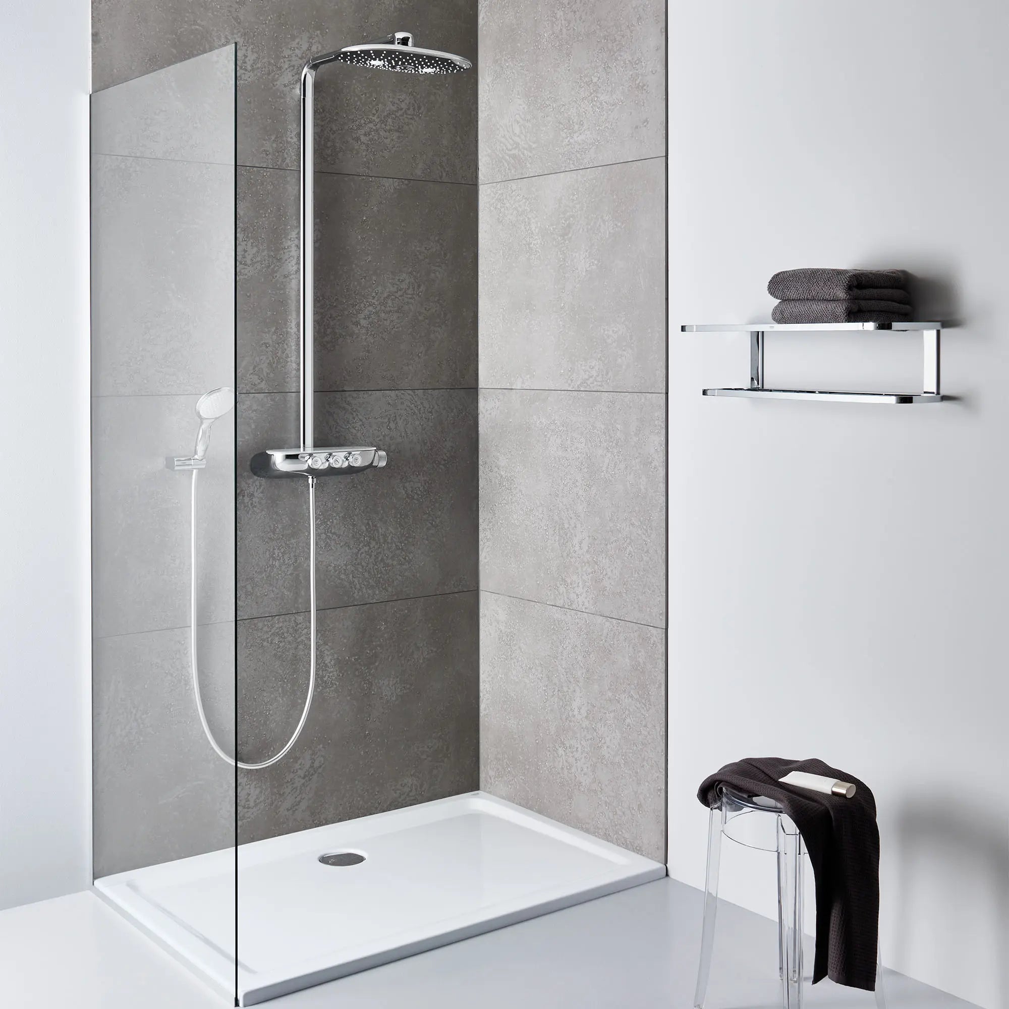 Porte-serviettes // CHROME STARLIGHT GROHE // 72556_B-41066000_CDNwebp.webp