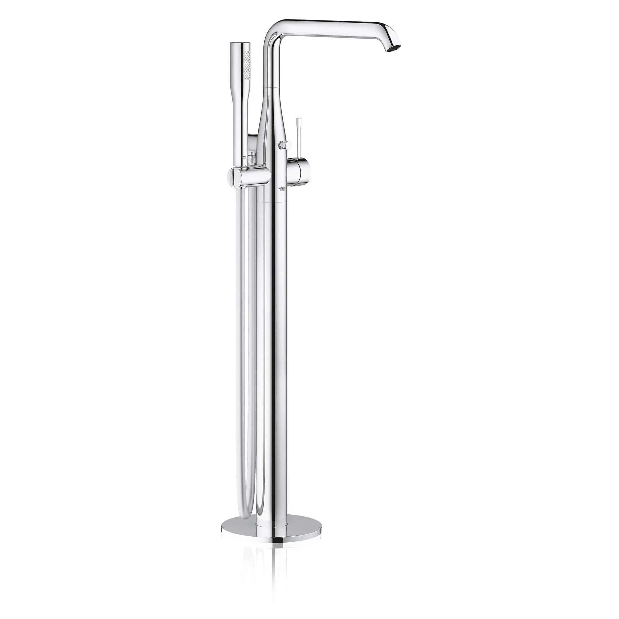 Essence Robinet de baignoire à montage au sol // GROHE STARLIGHT CHROME // 836_23491001-floor-standing-tub-filler-enviro-1_0_CDNwebp.webp