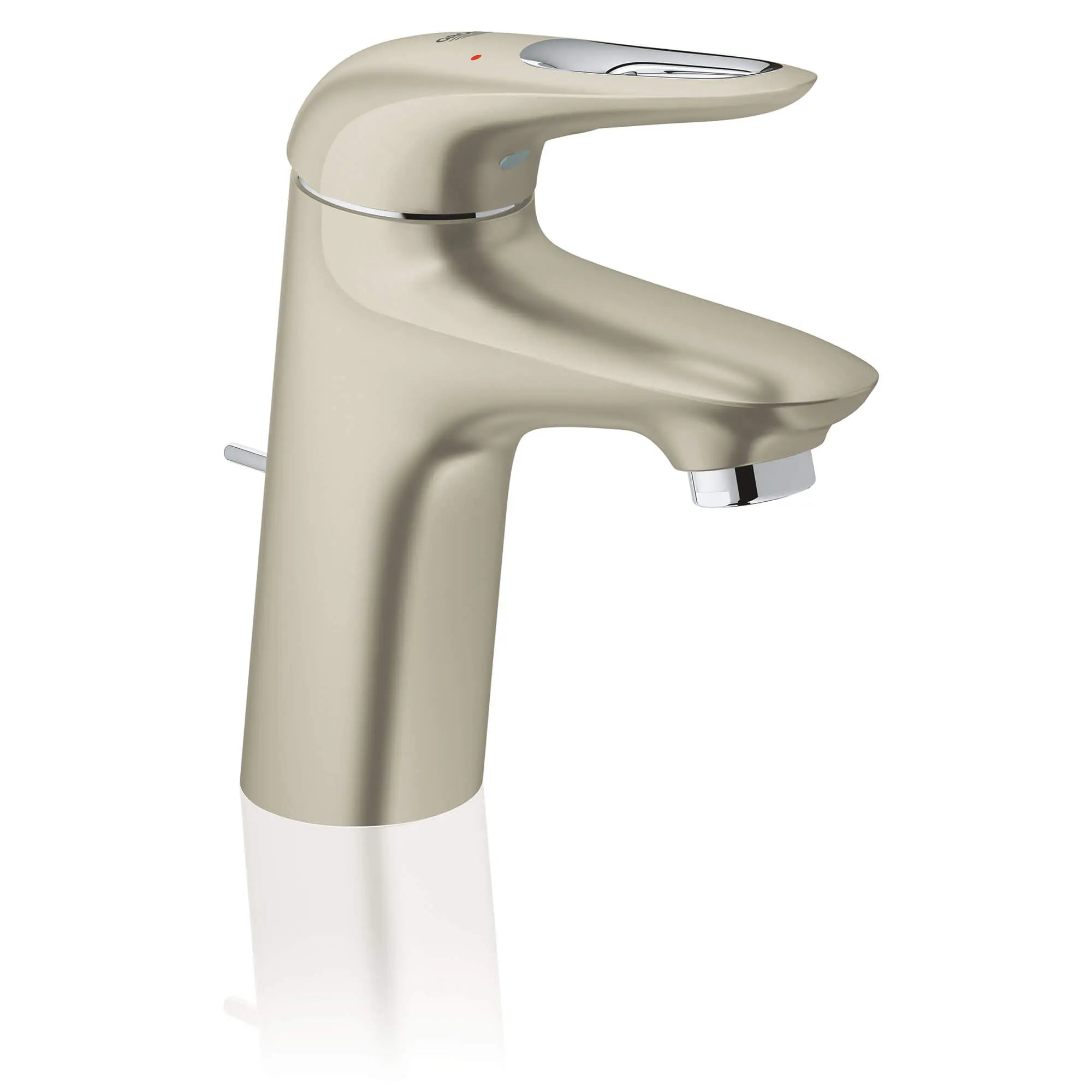 Eurostyle Robinet monotrou, taille S // NICKEL BROSSÉ INFINITYFINISH // 845_23577en3-single-handle-bathroom-faucet-s-size-enviro-1_0_CDNwebp.webp