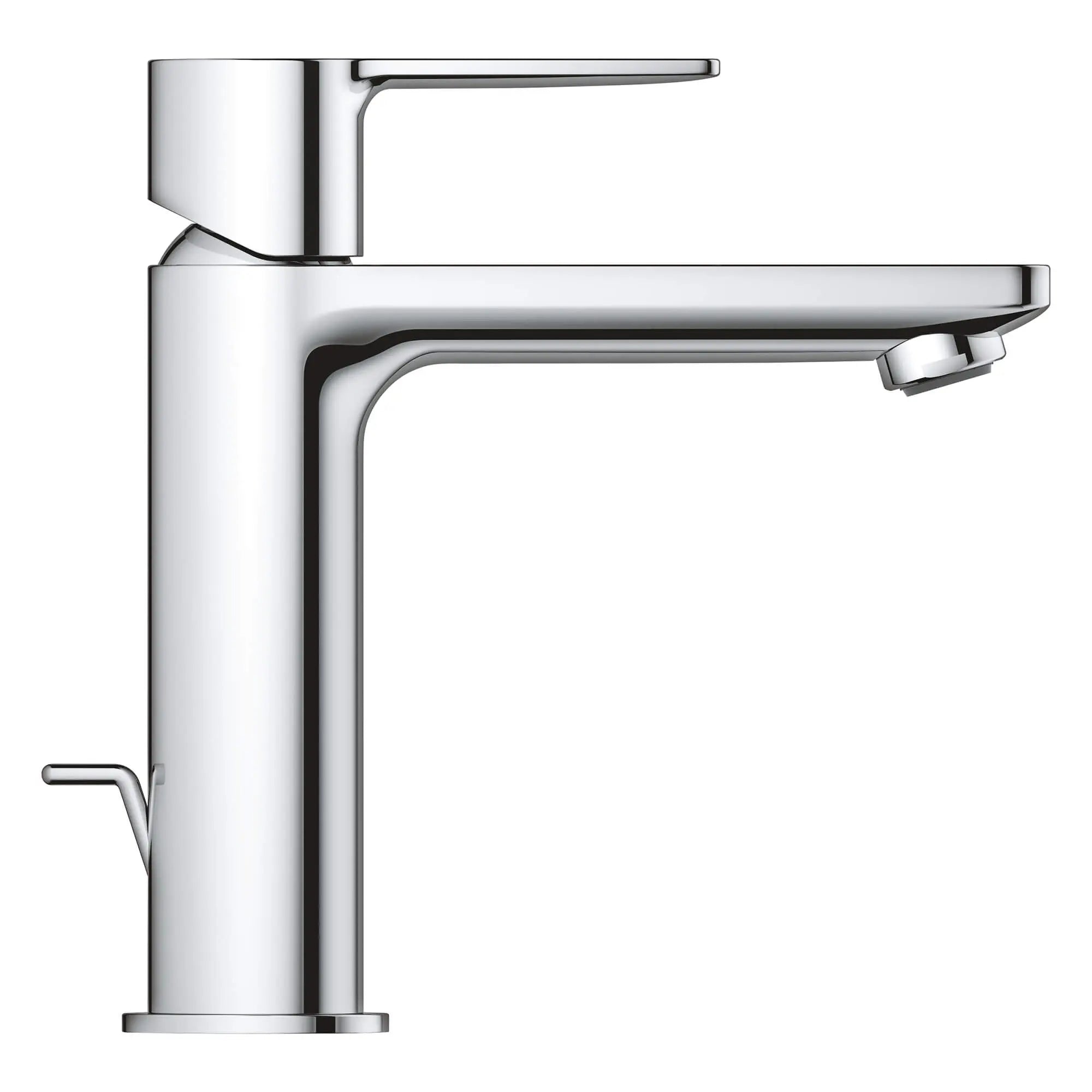 Lineare Robinet monotrou pour salle de bain, à poignée simple, taille P, 4,5 L/min (1,2 gpm) // CHROME STARLIGHT GROHE // 865_2379400a-single-handle-bathroom-faucet-s-size-enviro-2_0_CDNwebp.webp