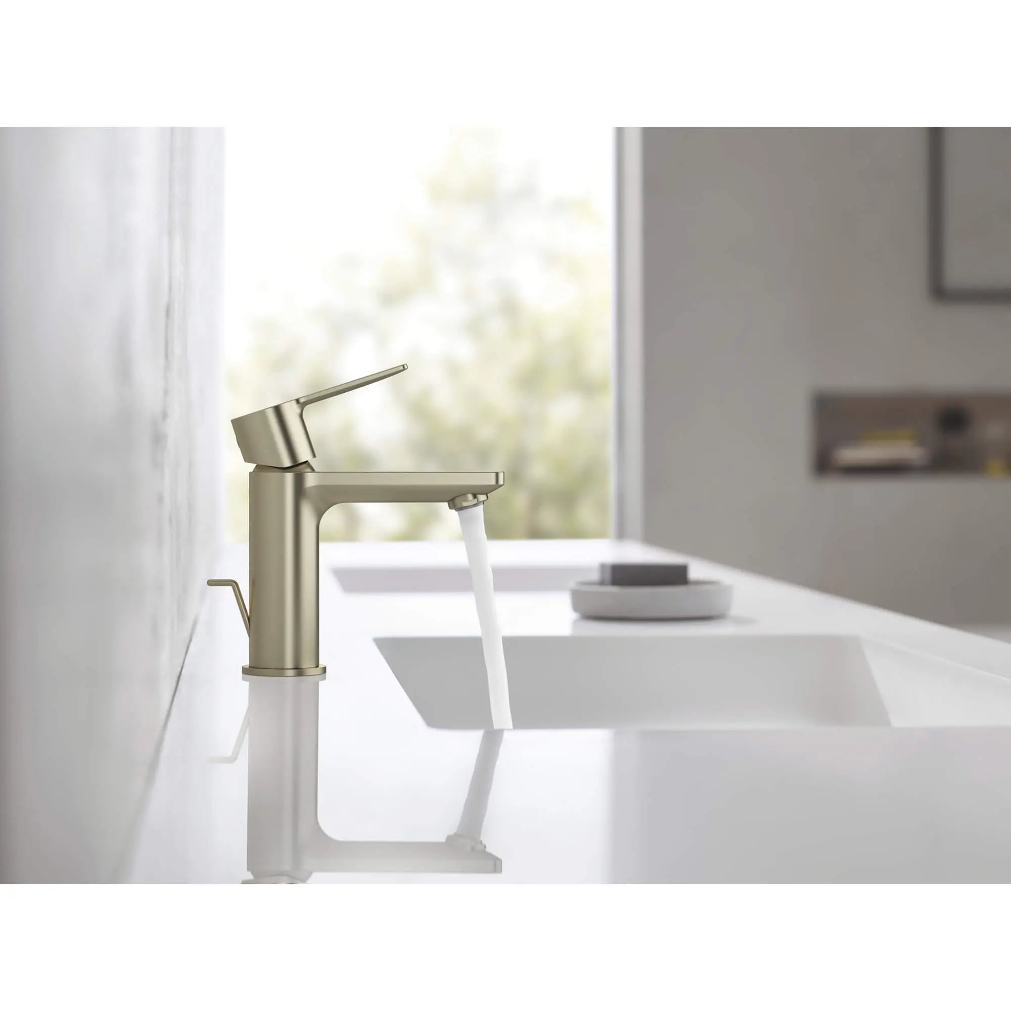 Robinet monotrou pour salle de bain, à poignée simple, taille TP, 4,5 L/min (1,2 gpm) // NICKEL BROSSÉ INFINITYFINISH // 871_23824ena-single-handle-bathroom-faucet-xs-size-enviro-2_0_CDNwebp.webp