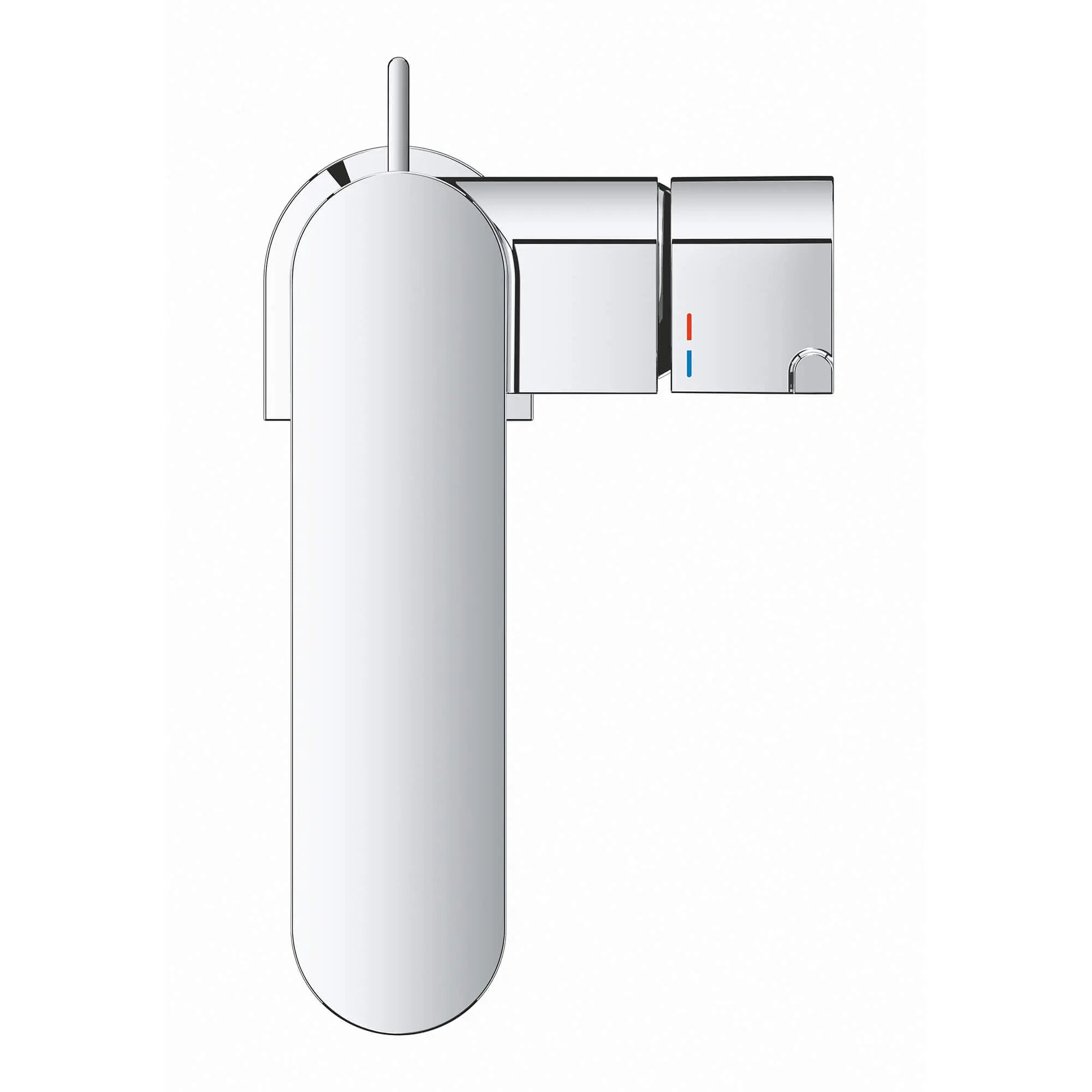 Robinet monotrou pour salle de bain, à poignée simple, taille M, 4,5 L/min (1,2 gpm) // CHROME STARLIGHT GROHE // 919_23956003-single-handle-bathroom-faucet-m-size-enviro-1_0_CDNwebp.webp