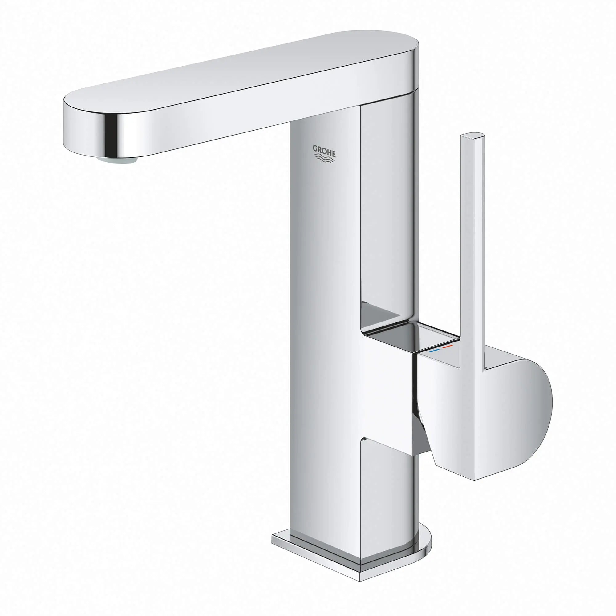 Robinet monotrou pour salle de bain, à poignée simple, taille M, 4,5 L/min (1,2 gpm) // CHROME STARLIGHT GROHE // 920_23956003-single-handle-bathroom-faucet-m-size-enviro-2_0_CDNwebp.webp