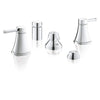 [24034000] 2Hdl Bidet 3-Hole Us - GROHE StarLight Chrome