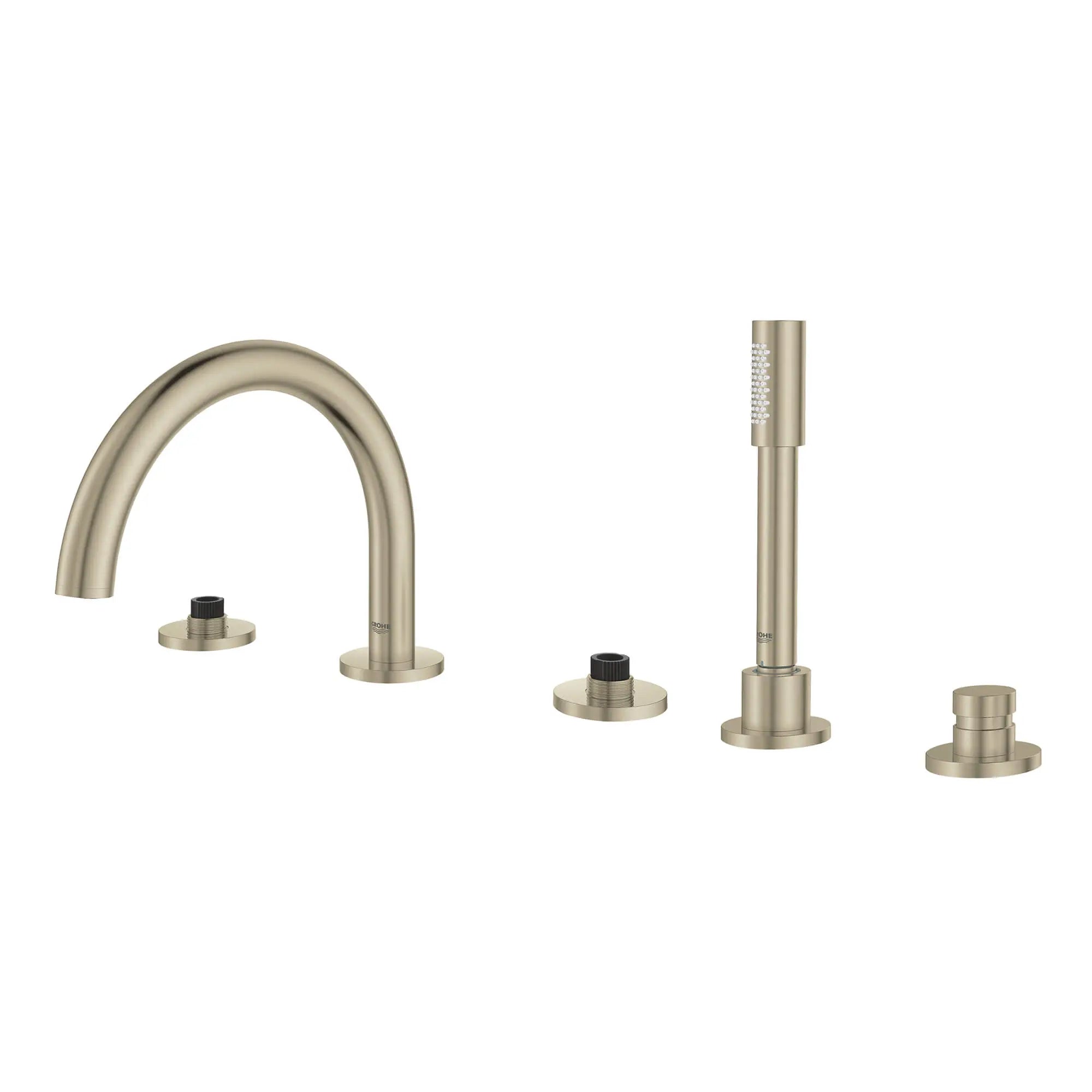 Robinet de bain avec douchette // NICKEL BROSSÉ INFINITYFINISH // 956_25049en3-five-hole-bathtub-faucet-with-handshower-enviro-1_0_CDNwebp.webp