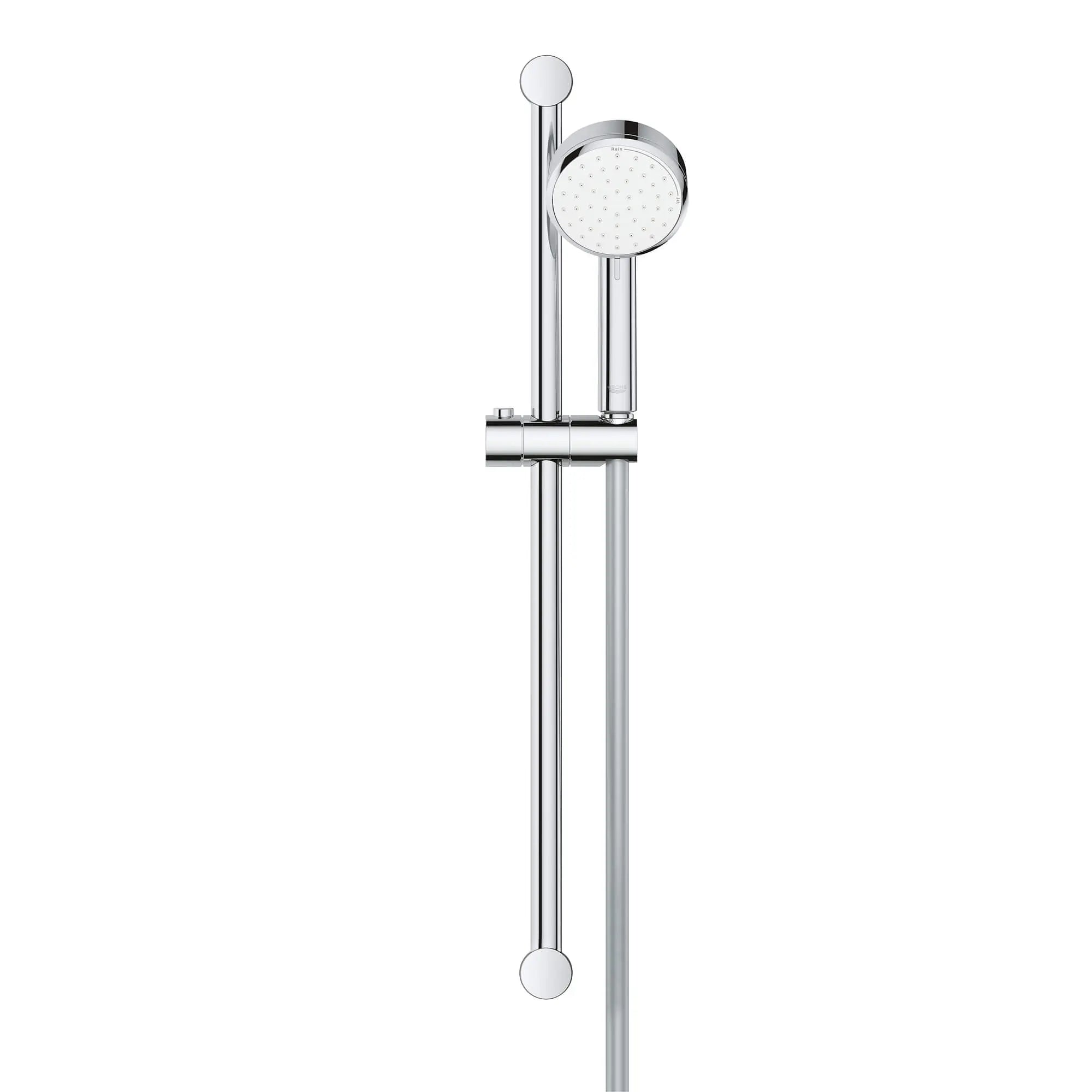 Tempesta Cosmopolitan 100 Ensemble de douche – 2 jets d’aspersion // CHROME STARLIGHT GROHE // 976_26076002-shower-rail-set-2-sprays-enviro-1_0_CDNwebp.webp